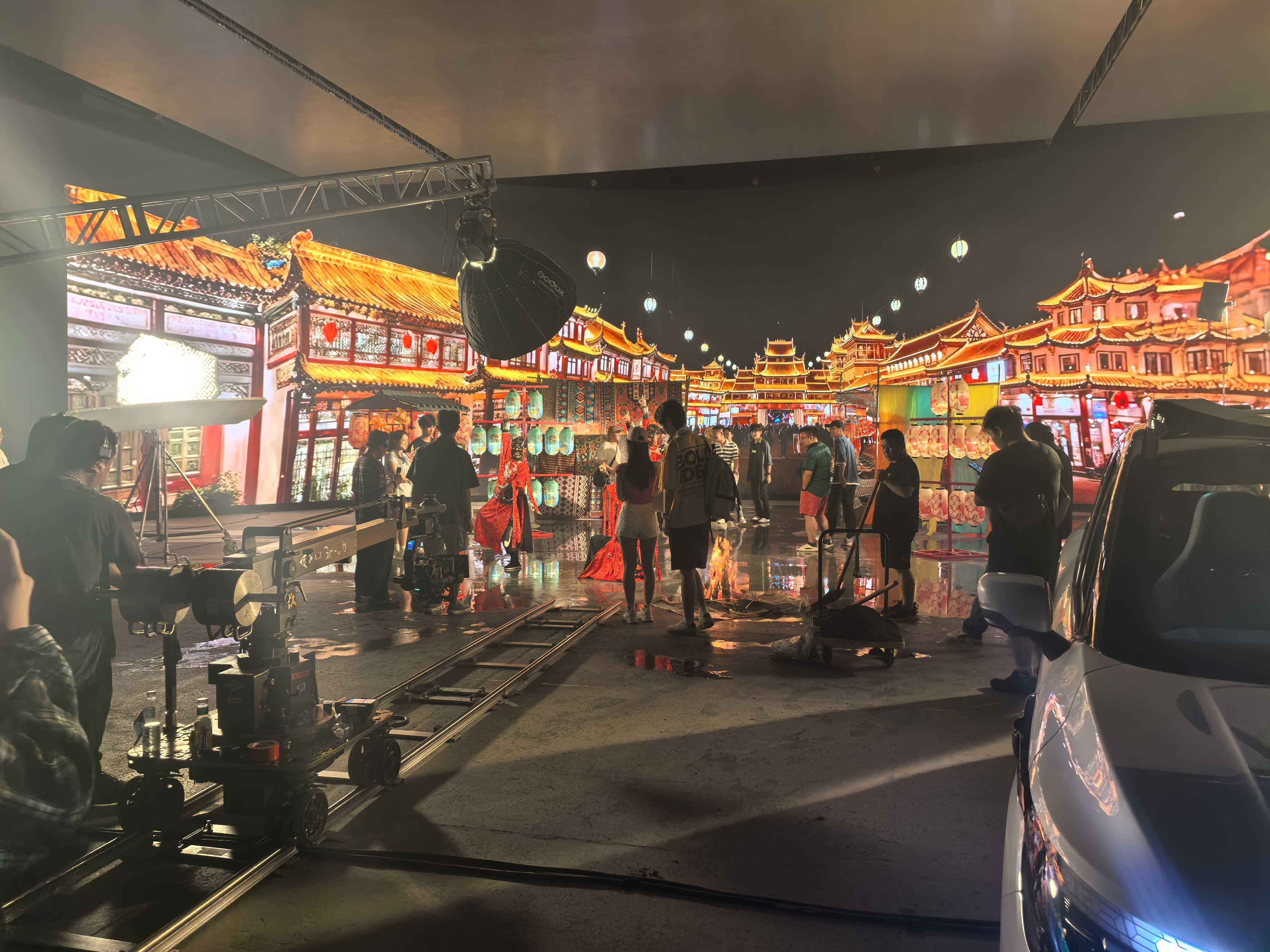 《神游租车》广告拍摄现场